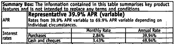 The small print Evernote Premium